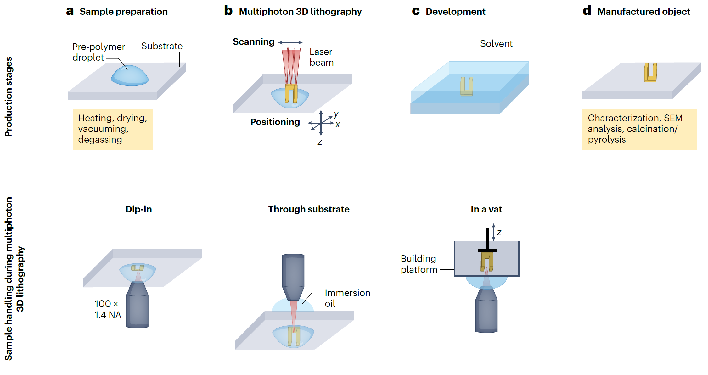 Multiphoton 3D lithography